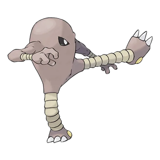 Official artwork of Hitmonlee