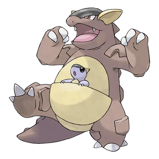 Official artwork of Kangaskhan