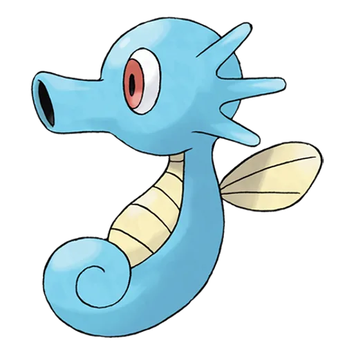 Official artwork of Horsea