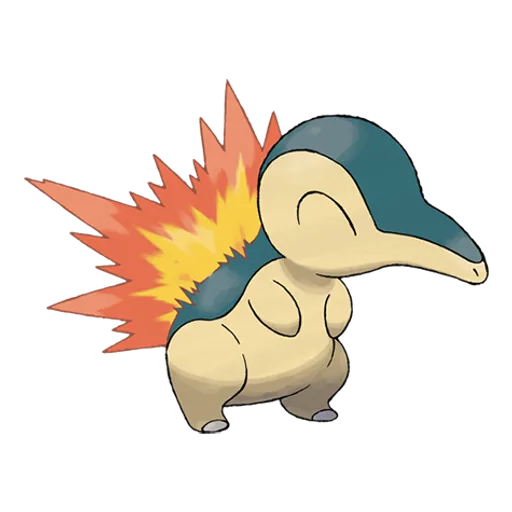 Official artwork of Cyndaquil
