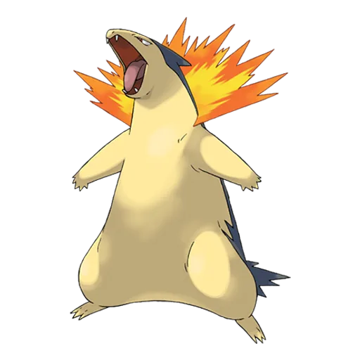 Official artwork of Typhlosion