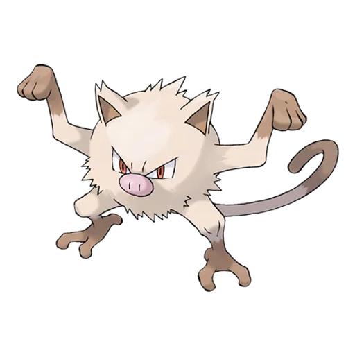Official artwork of Mankey