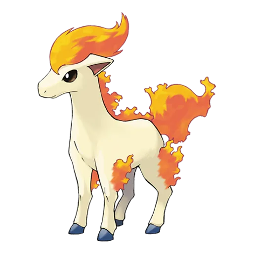 Official artwork of Ponyta
